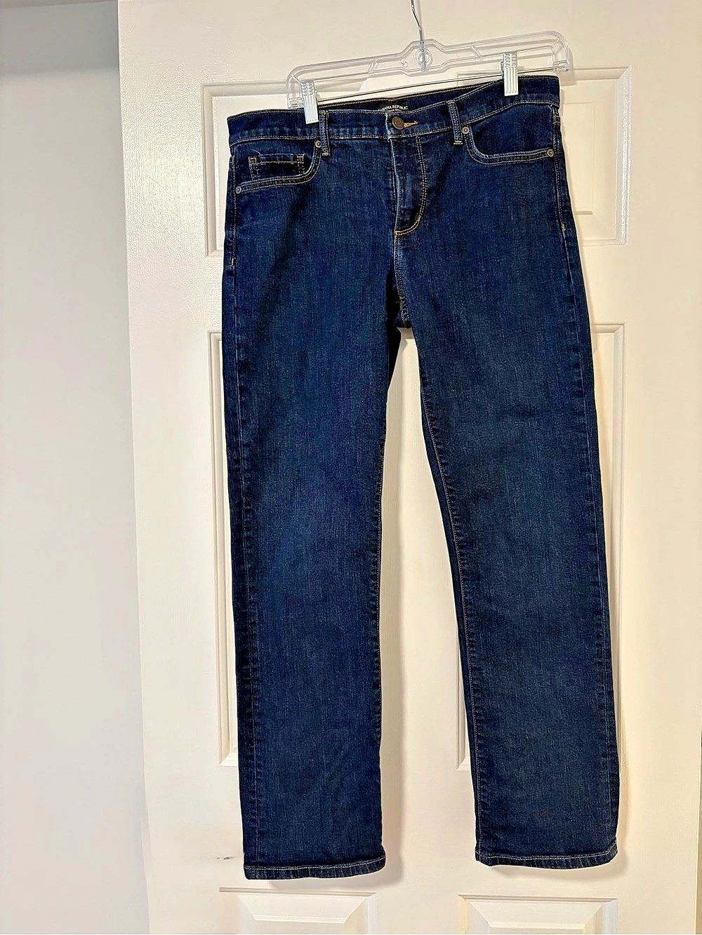 Banana Republic Girlfriend Straight Leg Jeans Blue Waist 30 Like New